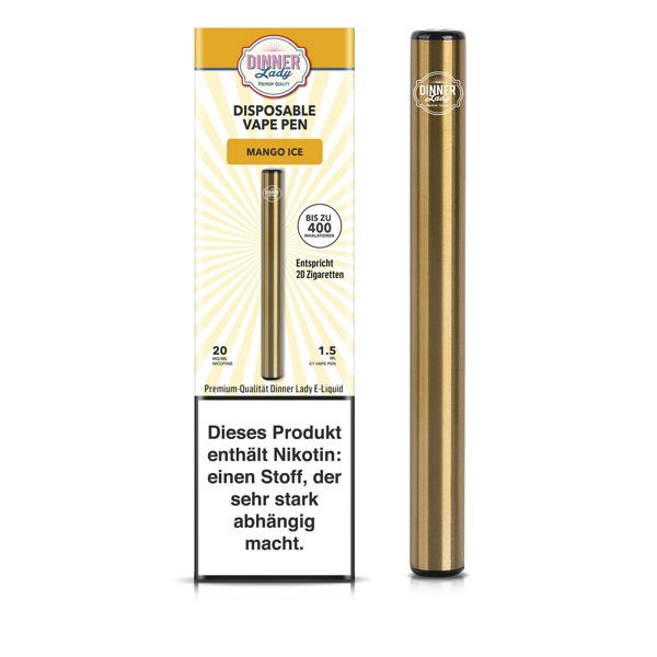 Dinner Lady Disposable Vape Pen Mango Ice
