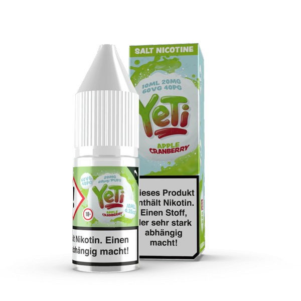 Apple Cranberry Nikotinsalz Liquid Yeti