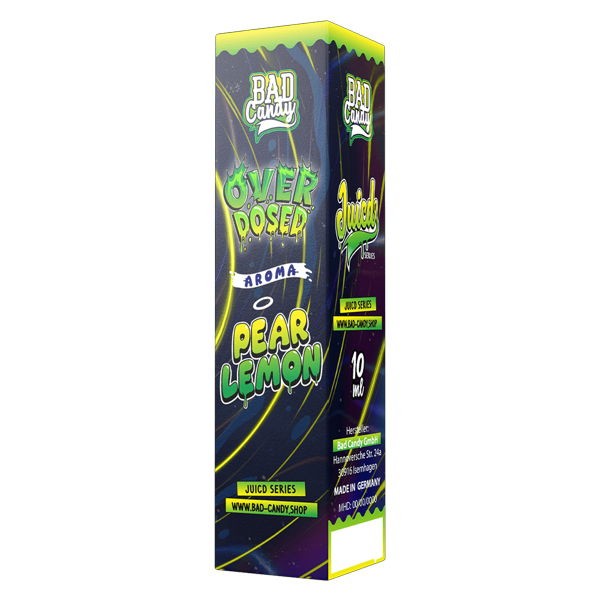 Pear Lemon Longfill Aroma Bad Candy Juicd Verpackung