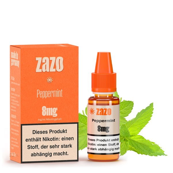 Peppermint Liquid Zazo 8 mg/ml