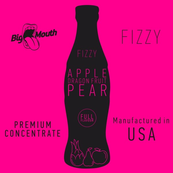 Apple | Dragon Fruit | Pear Aroma Fizzy Big Mouth