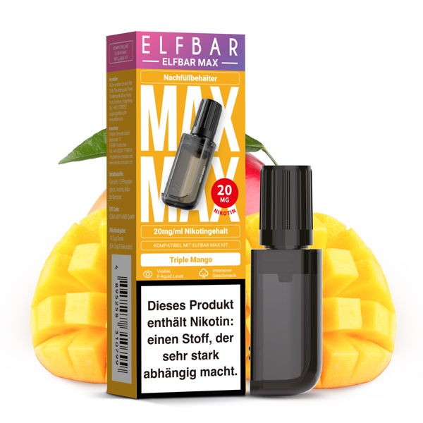 Triple Mango Prefilled Ersatz Pod Elf Bar MAX Geschmack