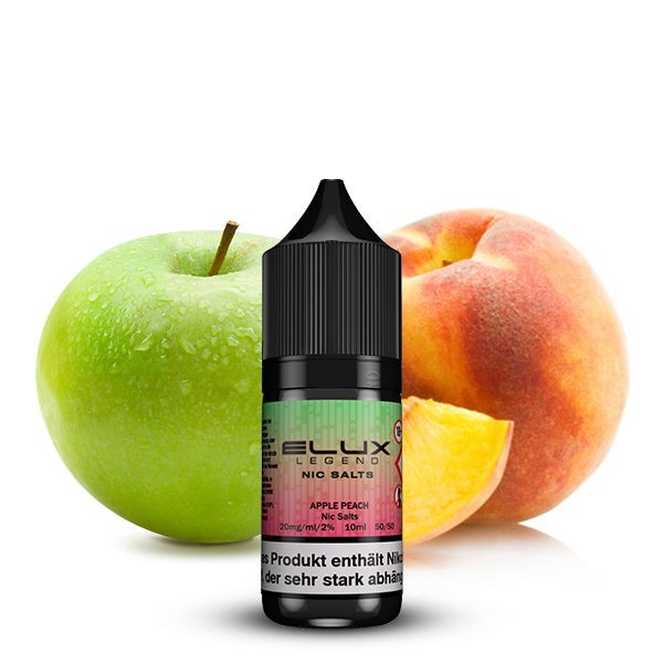 Apple Peach Nikotinsalz Liquid ELUX Legend Geschmack