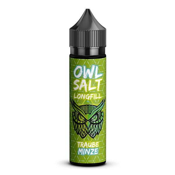 Traube Minze Longfill Aroma OWL Salt Flasche