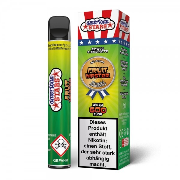 American Stars Einweg E-Zigarette Fruit Hipster