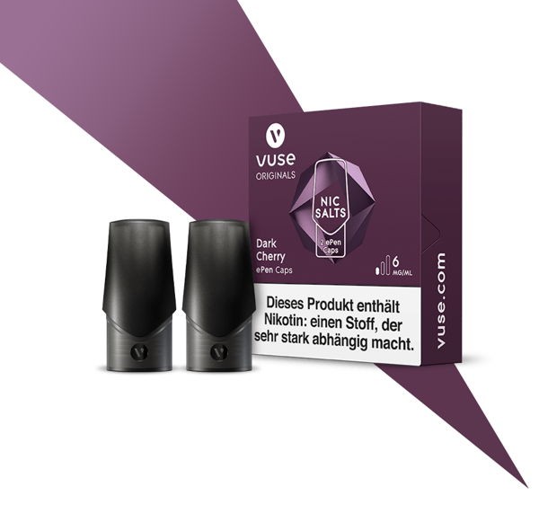 Dark Cherry Nic Salts Caps Vuse ePen