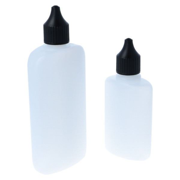 Liquidflasche - Oval HDPE 50 ml und 100 ml