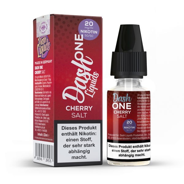 Cherry Nikotinsalz Liquid Dash One 10 oder 20 mg/ml Nikotin