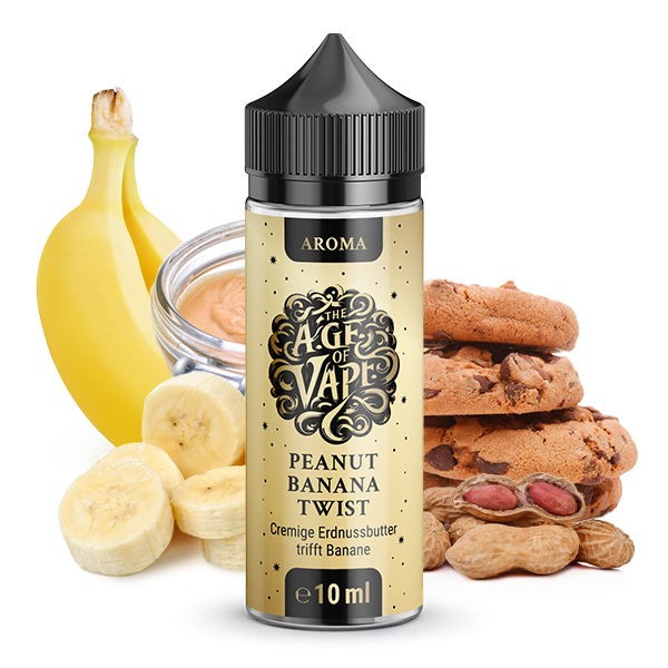 Peanut Banana Twist Longfill Aroma The Age of Vape Geschmack