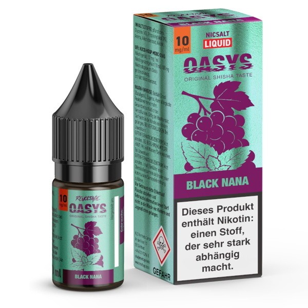 Black Nana Hybrid Nikotinsalz Liquid Revoltage OASYS 10 mg/ml