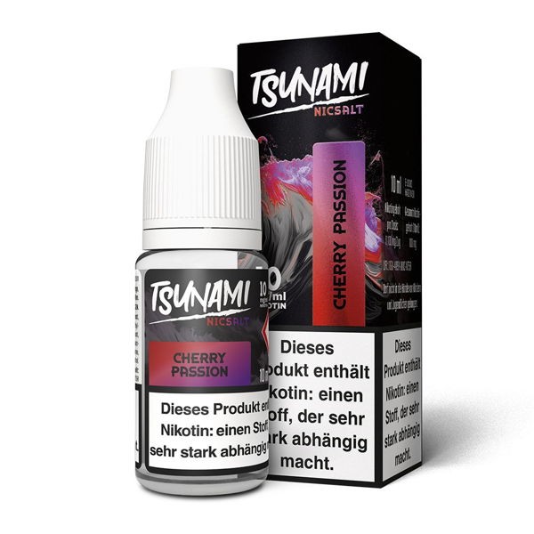 Cherry Passion Nikotinsalz Liquid Tsunami