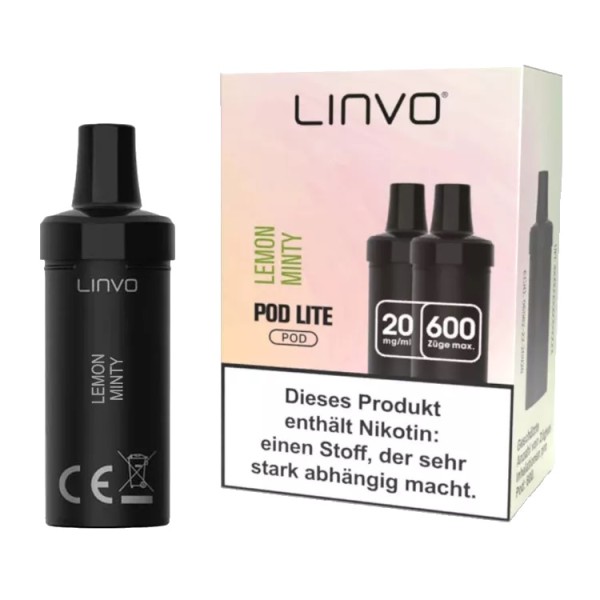 Lemon Minty Prefilled Pod Lite LINVO BAR