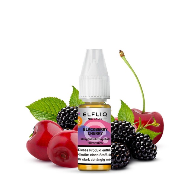 Blackberry Cherry Nikotinsalz Liquid Elfliq by Elfbar 10 mg/ml Geschmack