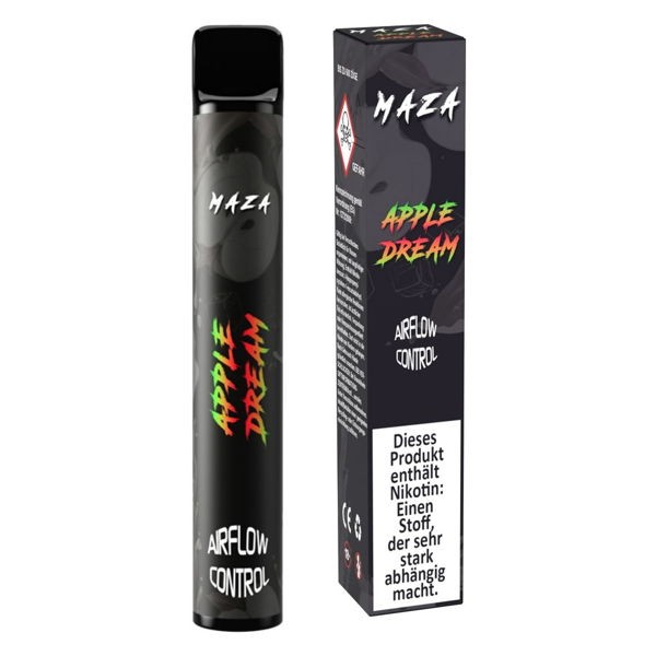 MaZa Disposable Einweg E-Zigarette Apple Dream 20 mg/ml