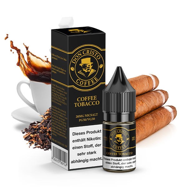 Coffee Tobacco Nikotinsalz Liquid Don Cristo 20mg Geschmack