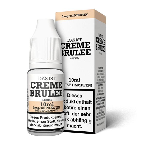 Creme Brulee Liquid Das ist Dampfen