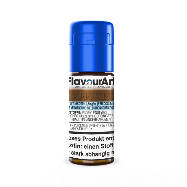 Cappuccino Liquid FlavourArt 4,5 mg/ml Flasche