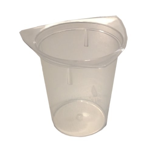 Messbecher 3 Ausgießer 100 ml mit Skala