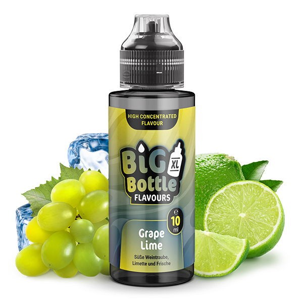 Grape Lime Longfill Aroma Big Bottle Geschmack