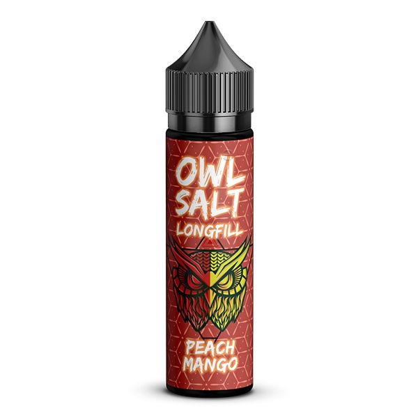 Peach Mango Longfill Aroma OWL Salt Flasche