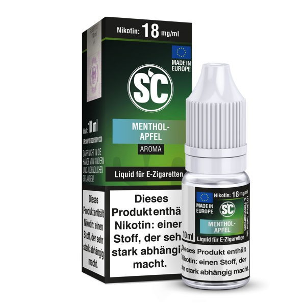 Menthol Apfel SC Liquid Beispielbild 18 mg/ml