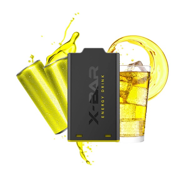 Energy Drink Prefilled Pod X-Shisha by X-BAR