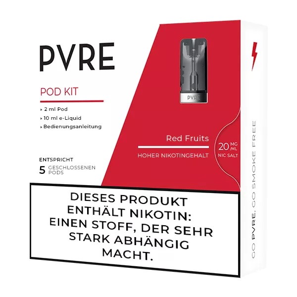 PVRE Pod mit Red Fruits Liquid