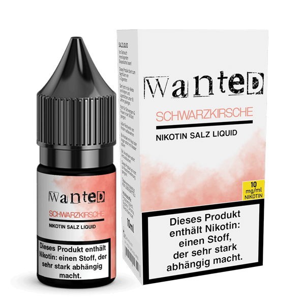 Schwarzkirsche Nikotinsalz Liquid Wanted 10 mg/ml