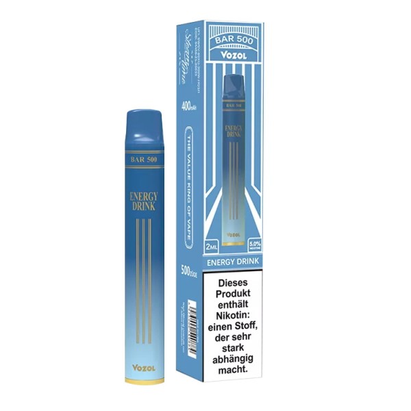 Vozol Bar 500 Disposable Einweg E-Zigarette Energy Drink