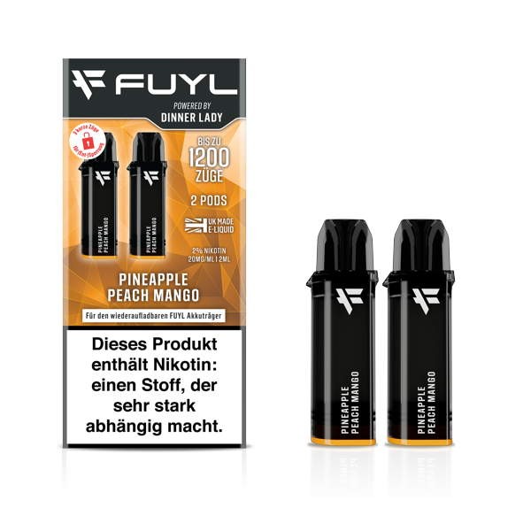 Pineapple Peach Mango Prefilled Pod FUYL by Dinner Lady