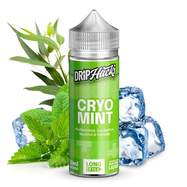 Cryo Mint Longfill Aroma Drip Hacks Geschmack