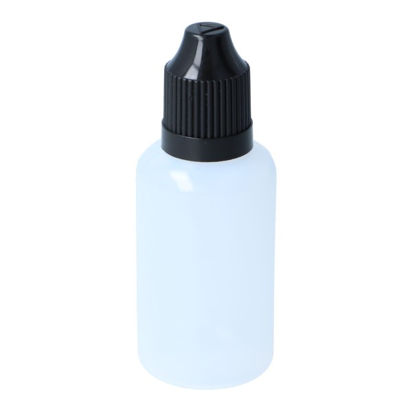 Tropf Flasche 30 ml Beispiel Deckel Schwarz
