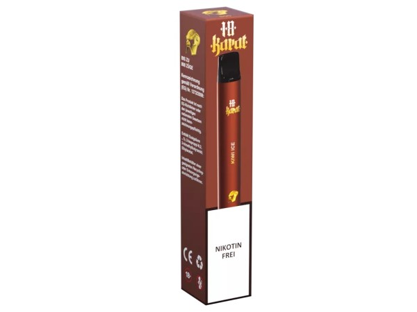 VQube 18 Karat Einweg E-Zigarette Kiwi Ice 0 mg/ml