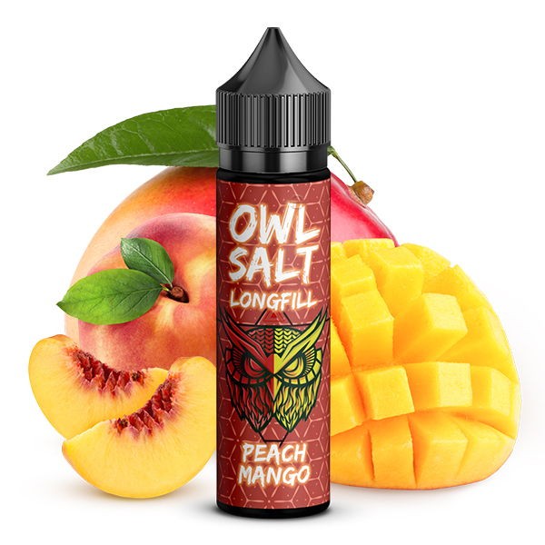 Peach Mango Longfill Aroma OWL Salt Geschmack