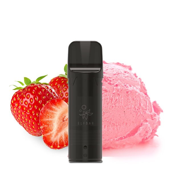 Strawberry Ice Cream Prefilled Ersatz Pod ELFA Elf Bar Geschmack