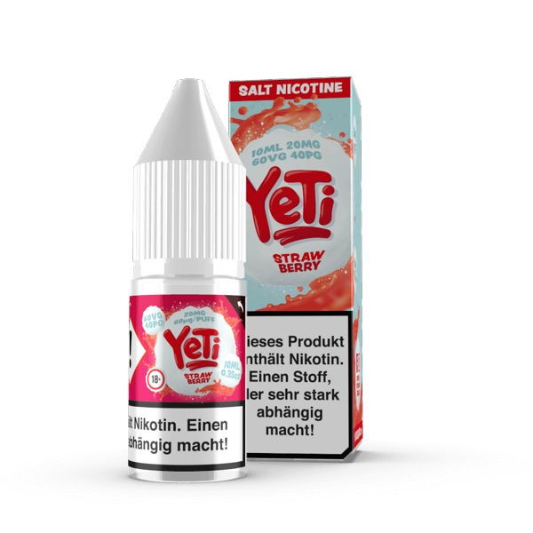 Strawberry Nikotinsalz Liquid Yeti