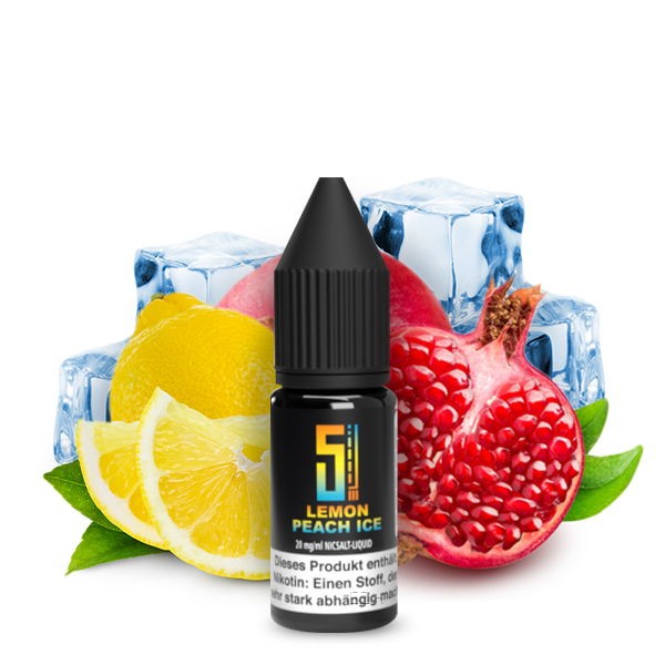Lemon Peach Nikotinsalz Liquid 5 Elements Beispielbild 20 mg/ml Geschmack