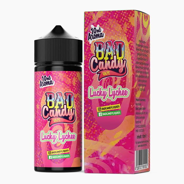 Lucky Lychee Longfill Aroma Bad Candy Flasche Verpackung