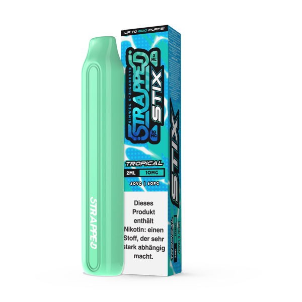 Strapped STIX Disposable E-Zigarette Tropical 10 mg/ml