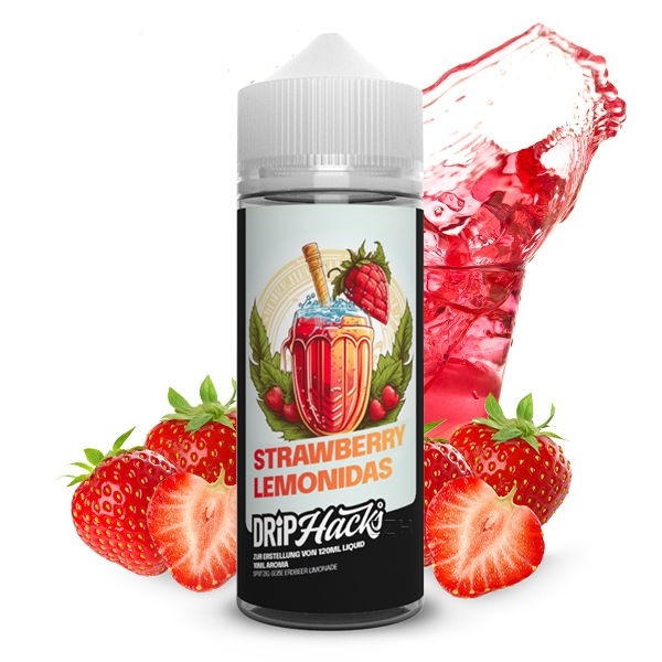 Strawberry Lemonidas Longfill Aroma Drip Hacks Geschmack