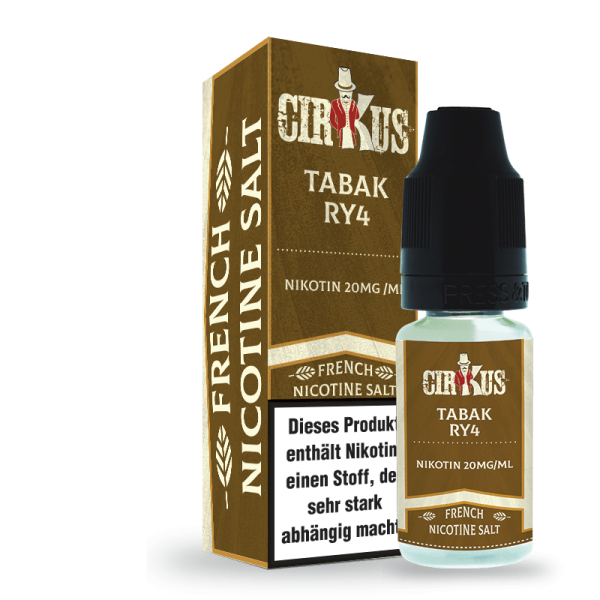 Tabak RY4 Nikotinsalz Liquid Authentic CirKus