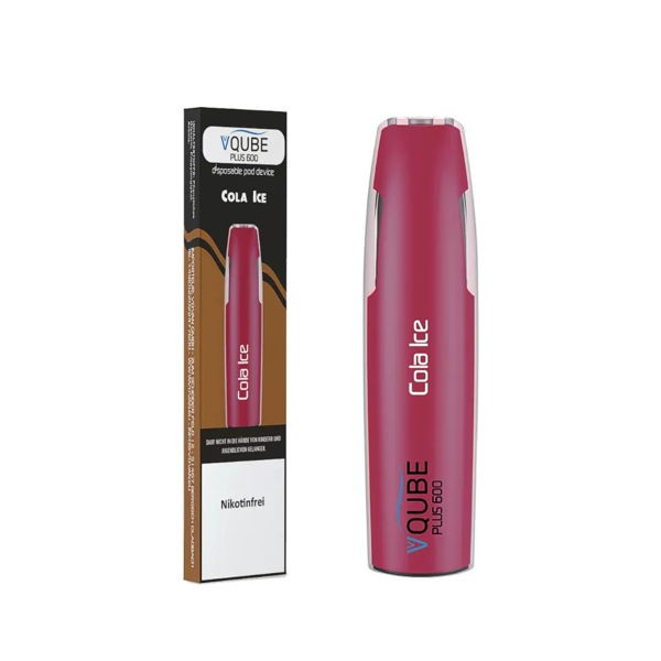 VQube Plus600 Einweg E-Zigarette Cola Ice 0 mg/ml