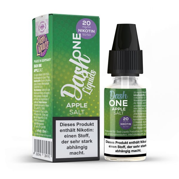 Apple Nikotinsalz Liquid Dash One 10 oder 20 mg/ml Nikotin