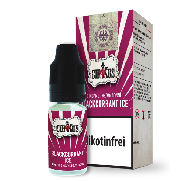 Blackcurrant Ice Liquid Authentic CirKus