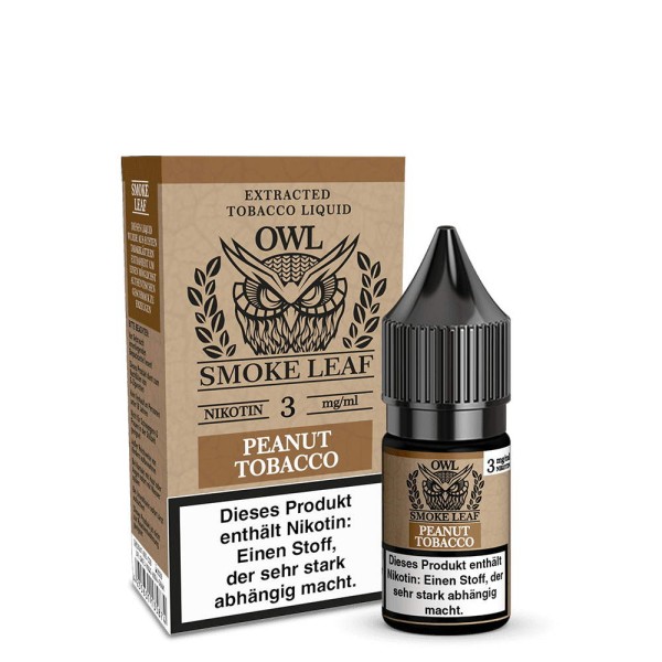 Peanut Tobacco Liquid OWL Smoke Leaf 3 mg/ml