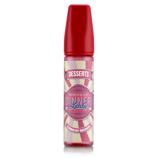 DINNER Lady Strawberry Macaroon Shake & Vape Liquid 50ml