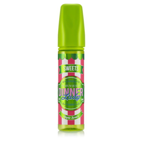 Apple Sours Shake & Vape Liquid Tuck Shop DINNER Lady