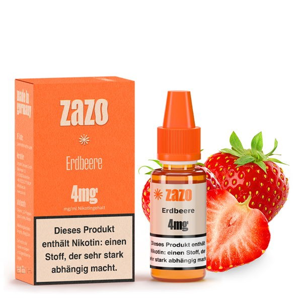Erdbeere Liquid Zazo 4 mg/ml