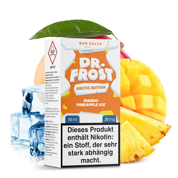 Dr. Frost Arctic Edition Mango Pineapple Ice Nikotinsalz Liquid 20 mg/ml Geschmack