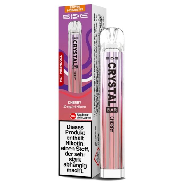 SKE Crystal Vape Einweg E-Zigarette Cherry
